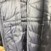 Badgley Mischka Womens XL Mallory Velvet Quilted Nylon Puffer Coat Packable Blue