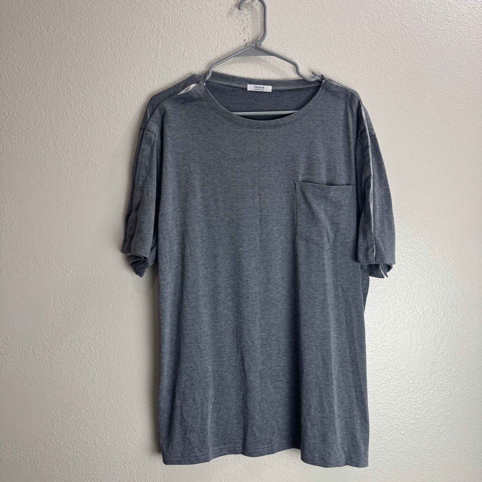 Deyeek Post Surgery Shirt Snap On Tear Away Chemo Size Large