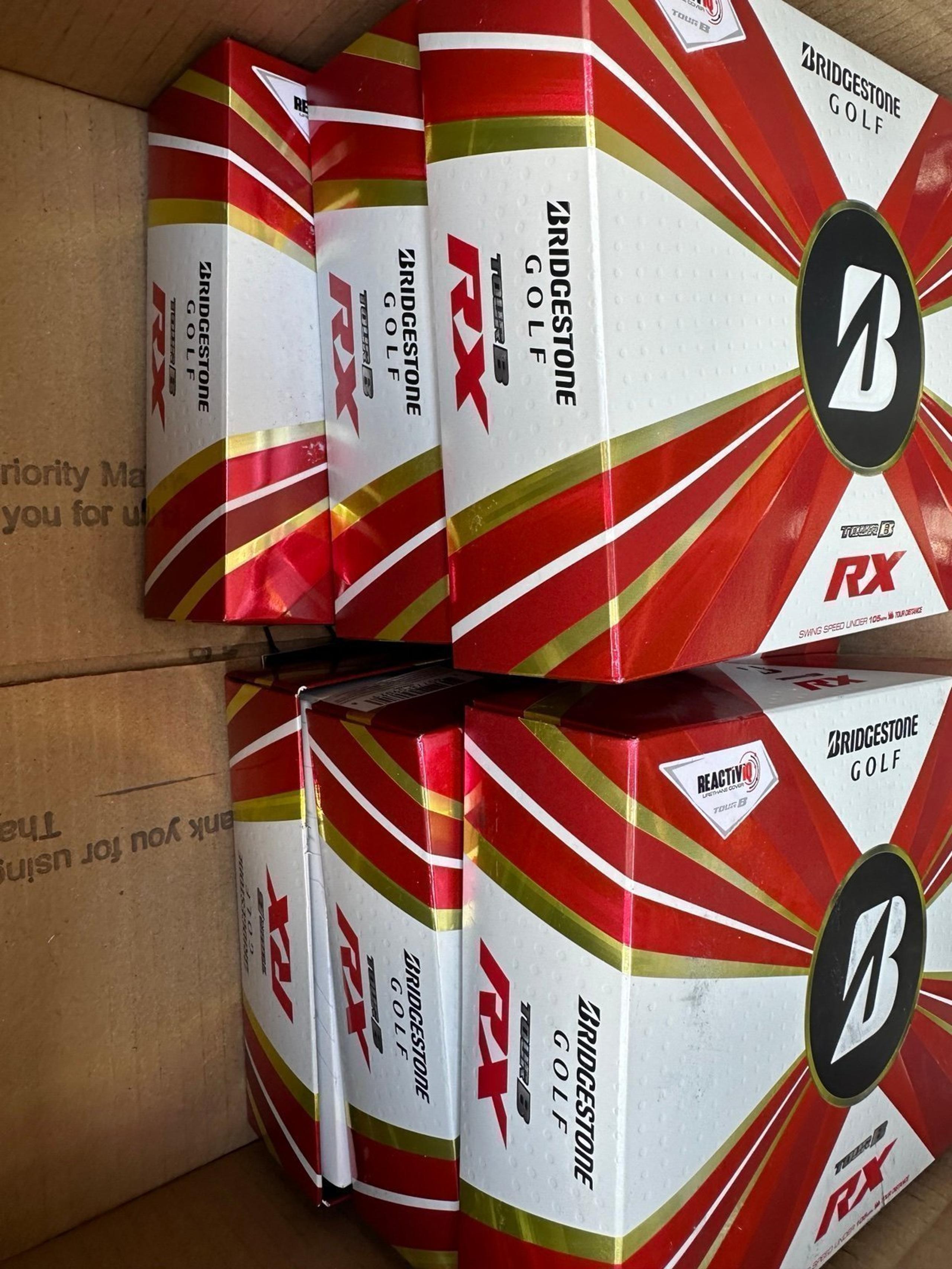 6 Dozen Brand New Bridgestone Tour B RX Golf Balls Free Priority Shipping