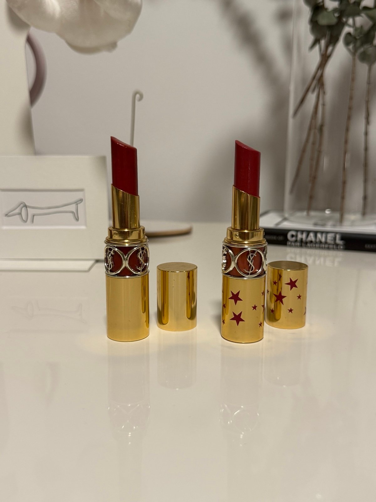 YSL Rouge Volupte Shine Lipstick Duo