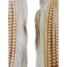 Vintage Corn On The Cob Serving Plates Holders Trays Ceramic Set Of 8