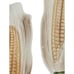 Vintage Corn On The Cob Serving Plates Holders Trays Ceramic Set Of 8
