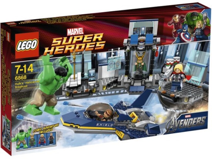 LEGO Hulk's Helicarrier Breakout 6868 Retired! New & Original Packaging Shelf We