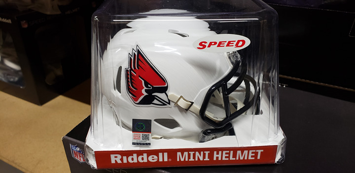BALL STATE CARDINALS NEW RIDDELL MINI HELMET IN PACKAGE