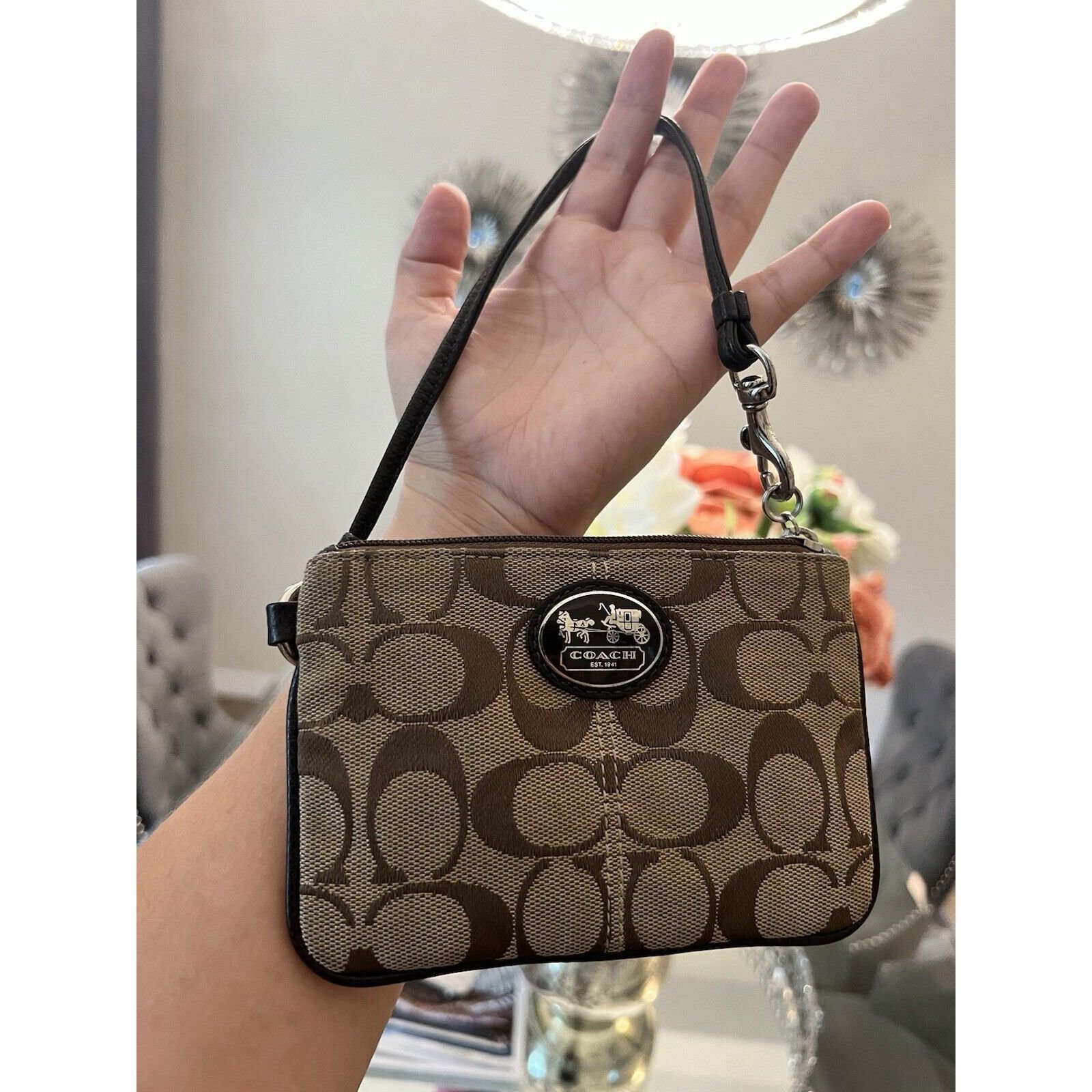 Coach Wrist Strap Handbags Mercari