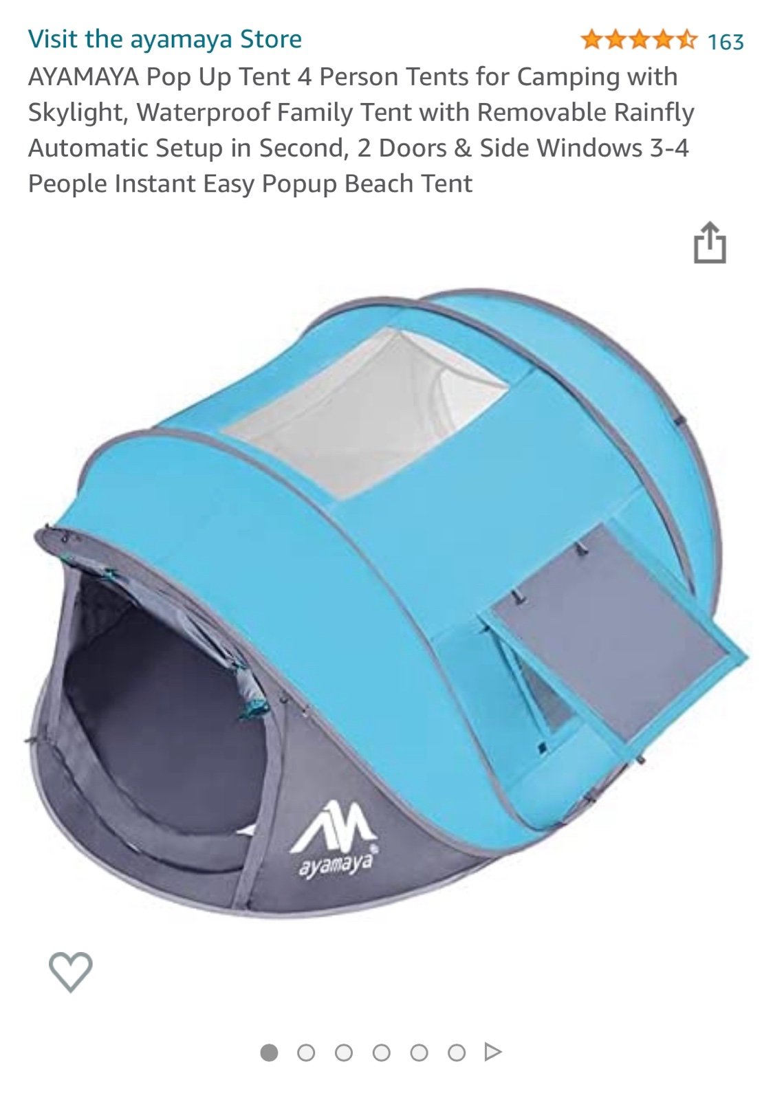 4 man pop-up tent