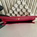 PINK PRADA Saffiano Leather Card Case
