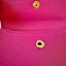 PINK PRADA Saffiano Leather Card Case