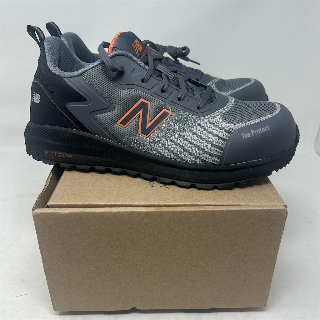 New Balance Men's Safety Work Shoes Gray Size 8.5 Mid Top Sneaker