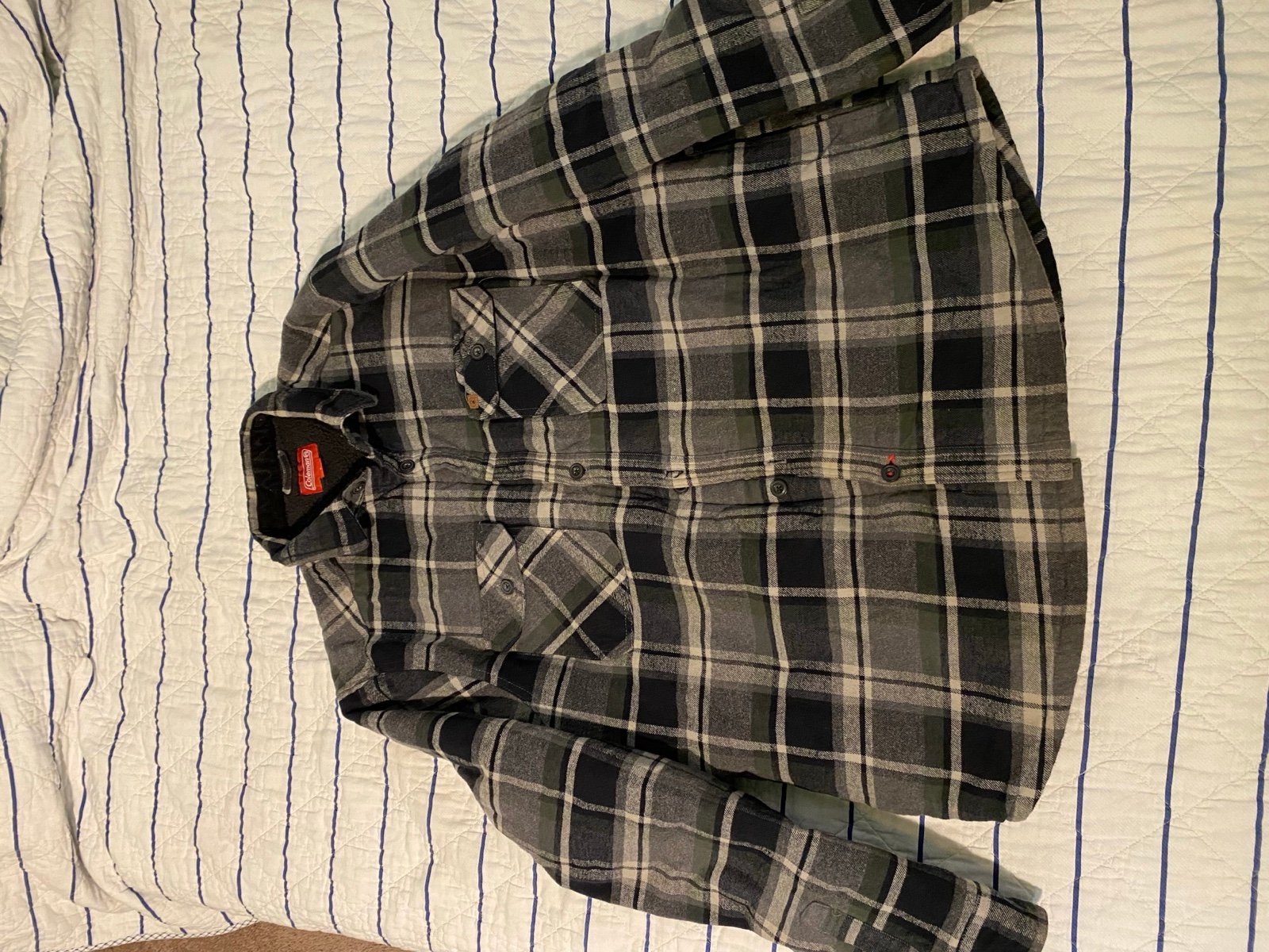 Coleman Plaid Fleece Jackets for Men Mercari