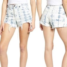 BlankNYC The Barrow Tie Dye Denim Shorts Size 28