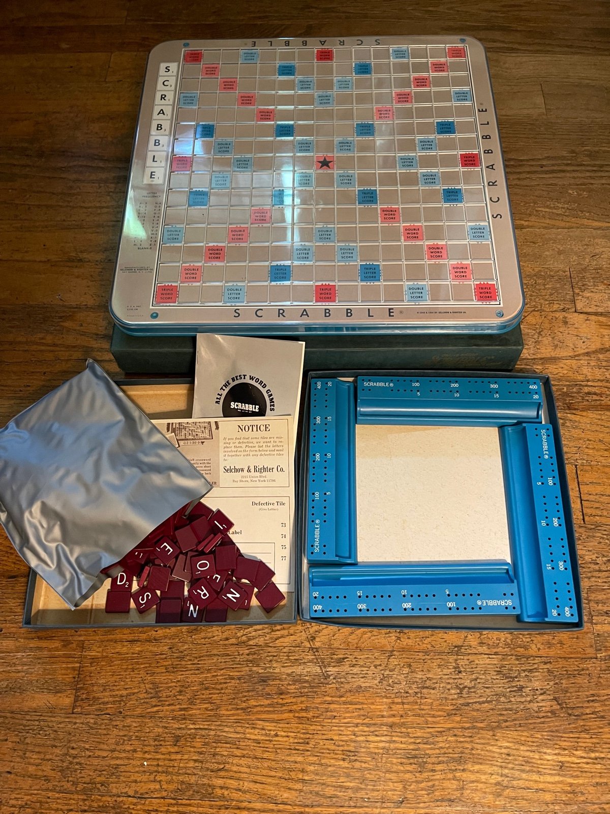Vintage 1948 Complete Scrabble Game