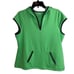 New Danskin Now Women's Green Pullover Short Cap Sleeve V-Neck Hoodie Top Size L
