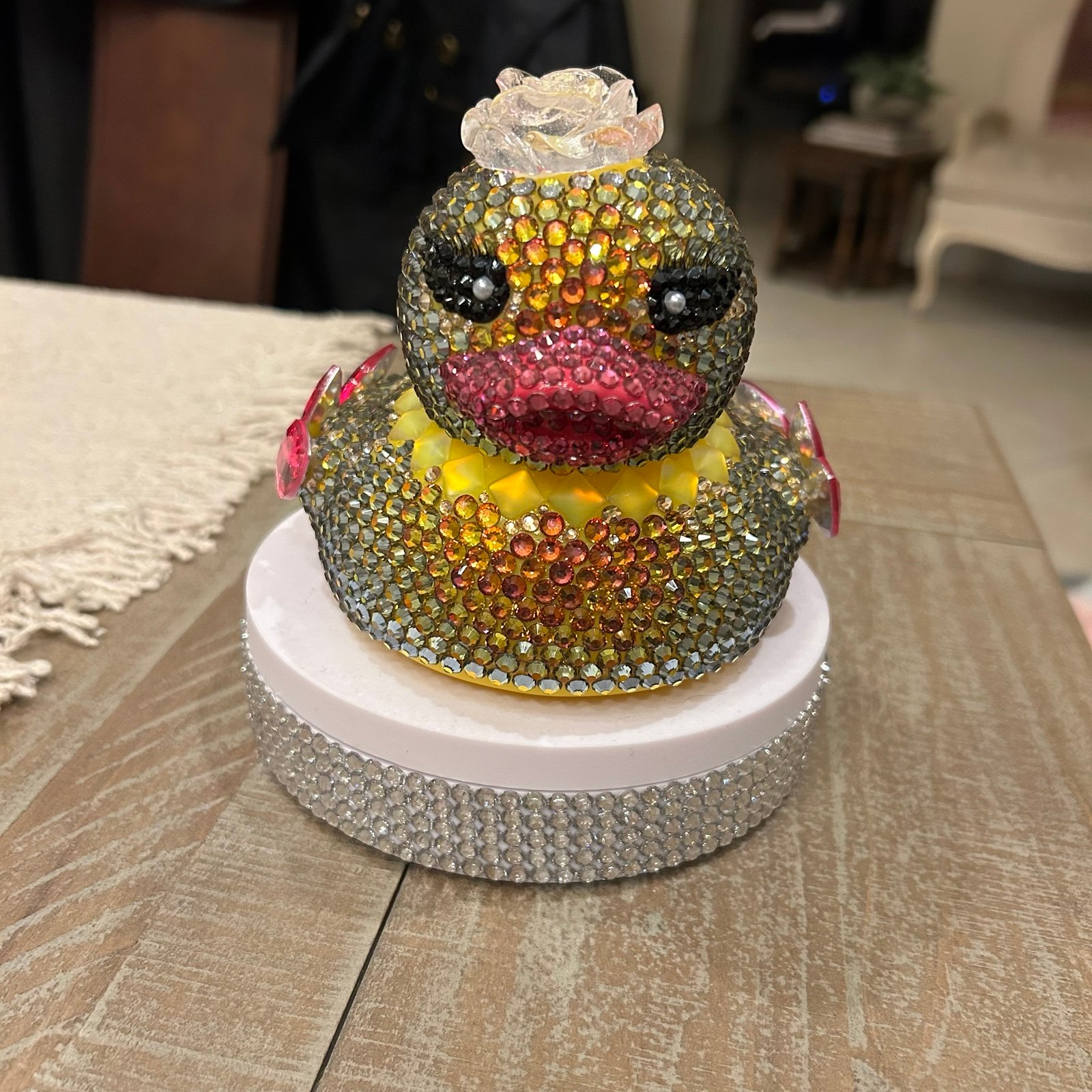 Rhinestone Medium Duck