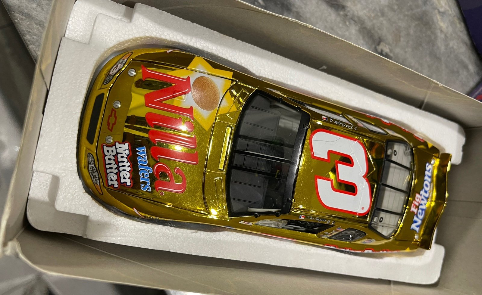 2002 Dale Earnhardt Jr. #3 Nilla Wafers / Nutter Butter Gold 1:24 Action