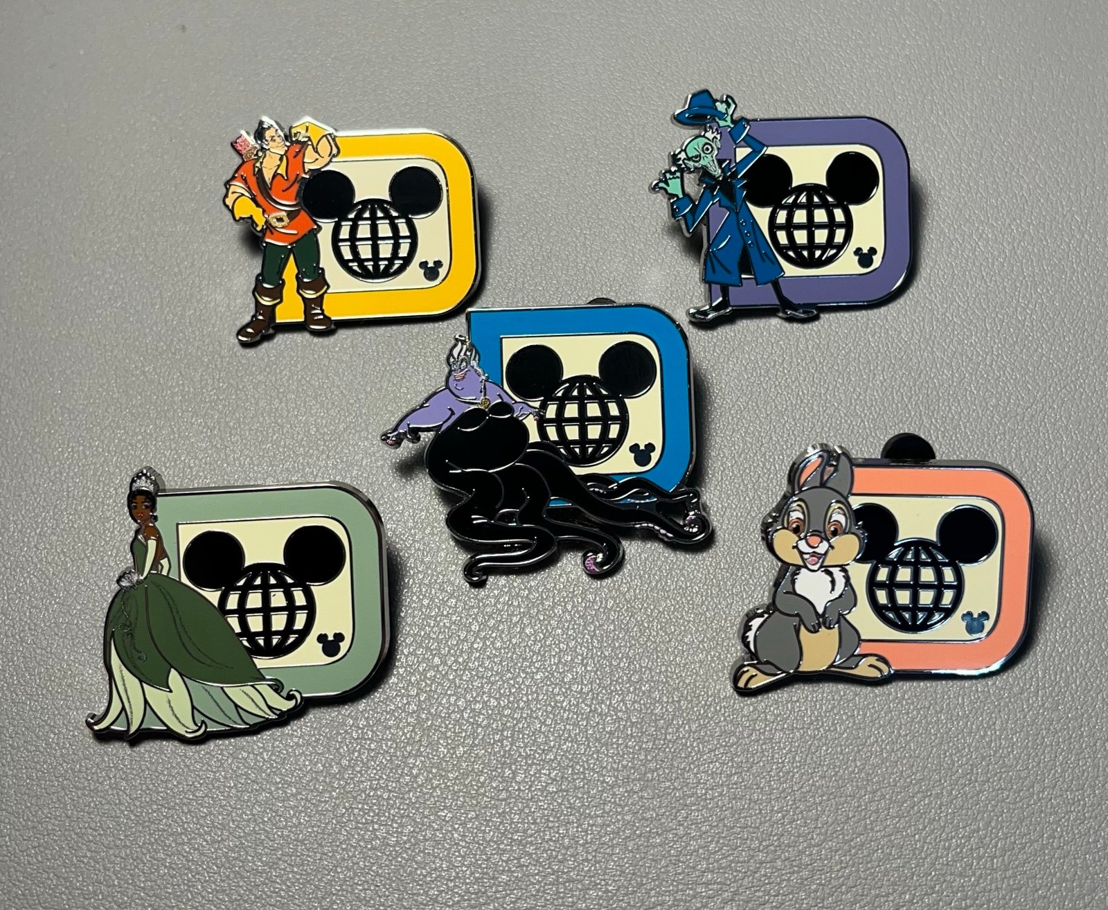 Disney Trading Pin WDW Character D Hidden Disney Set of Five