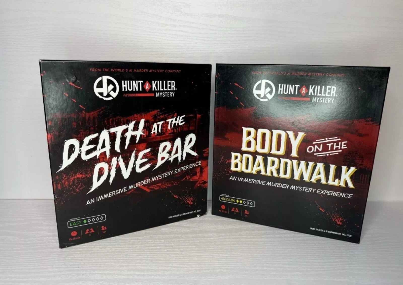 Hunt a Killer Death at the Dive Bar And Body on the Boardwalk Game Bundle