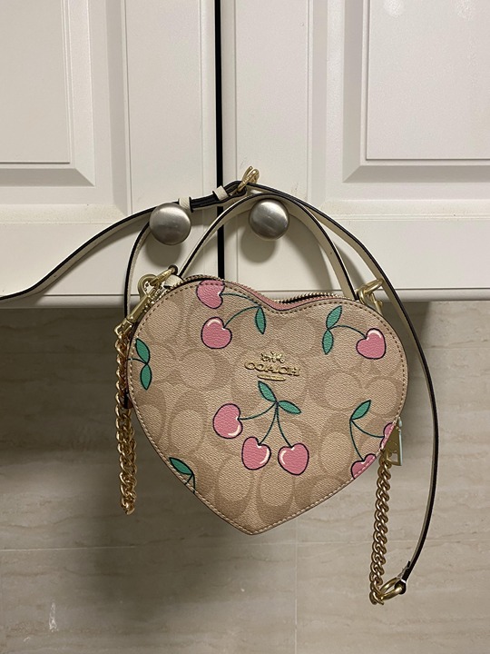 Coach heart crossbody bag