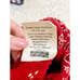Tsunami Red Bandana Paisley Print Fleece Quarter Zip Pullover Large