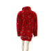 Tsunami Red Bandana Paisley Print Fleece Quarter Zip Pullover Large
