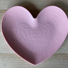 Opalhouse Melamine pink heart Valentines Day plates