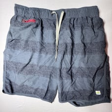 Vuori Shorts Mens Extra Large Blue V Cycled 4 Way Stretch Performance Banks