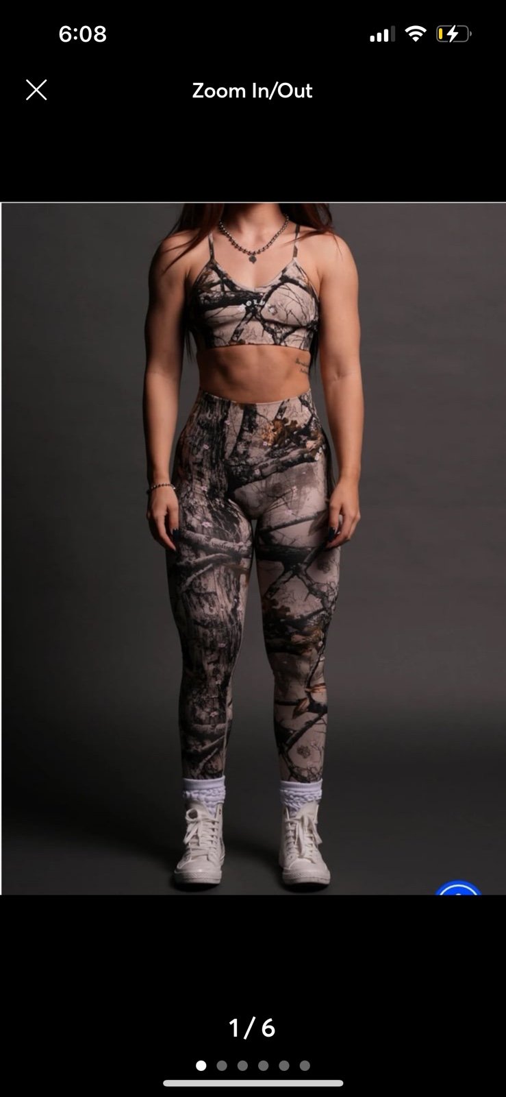 Darc Sport Medium cherry blossom Camo Leggings