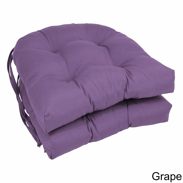 NEW Pair Of Reversible Indoor/Outdoor Seat Cushions
