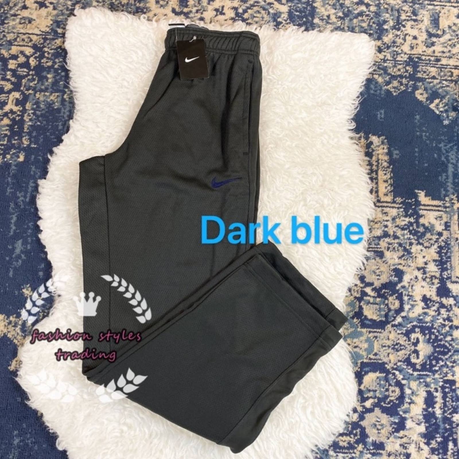 Nike Men's Therma-Fit Fleece Pant In dark blue S