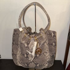 NWT Michael Kors Snakeskin hobo style handbag