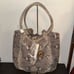NWT Michael Kors Snakeskin hobo style handbag
