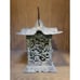 Partylite GARDEN LANTERN Japanese Verdigris Cast Iron Pagoda Retired 1999
