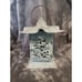 Partylite GARDEN LANTERN Japanese Verdigris Cast Iron Pagoda Retired 1999