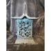 Partylite GARDEN LANTERN Japanese Verdigris Cast Iron Pagoda Retired 1999