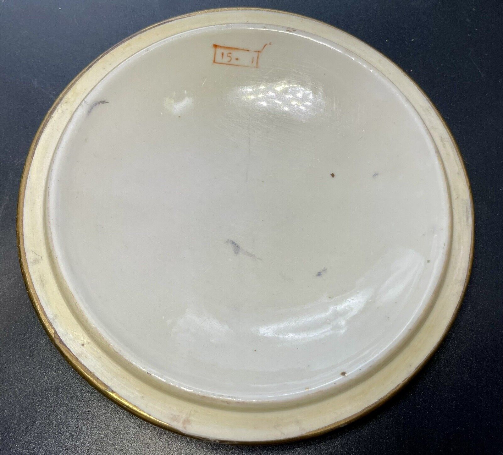 Hand Painted Japanese Satsuma Roses, Daisies & Chrysanthemums Box with Lid