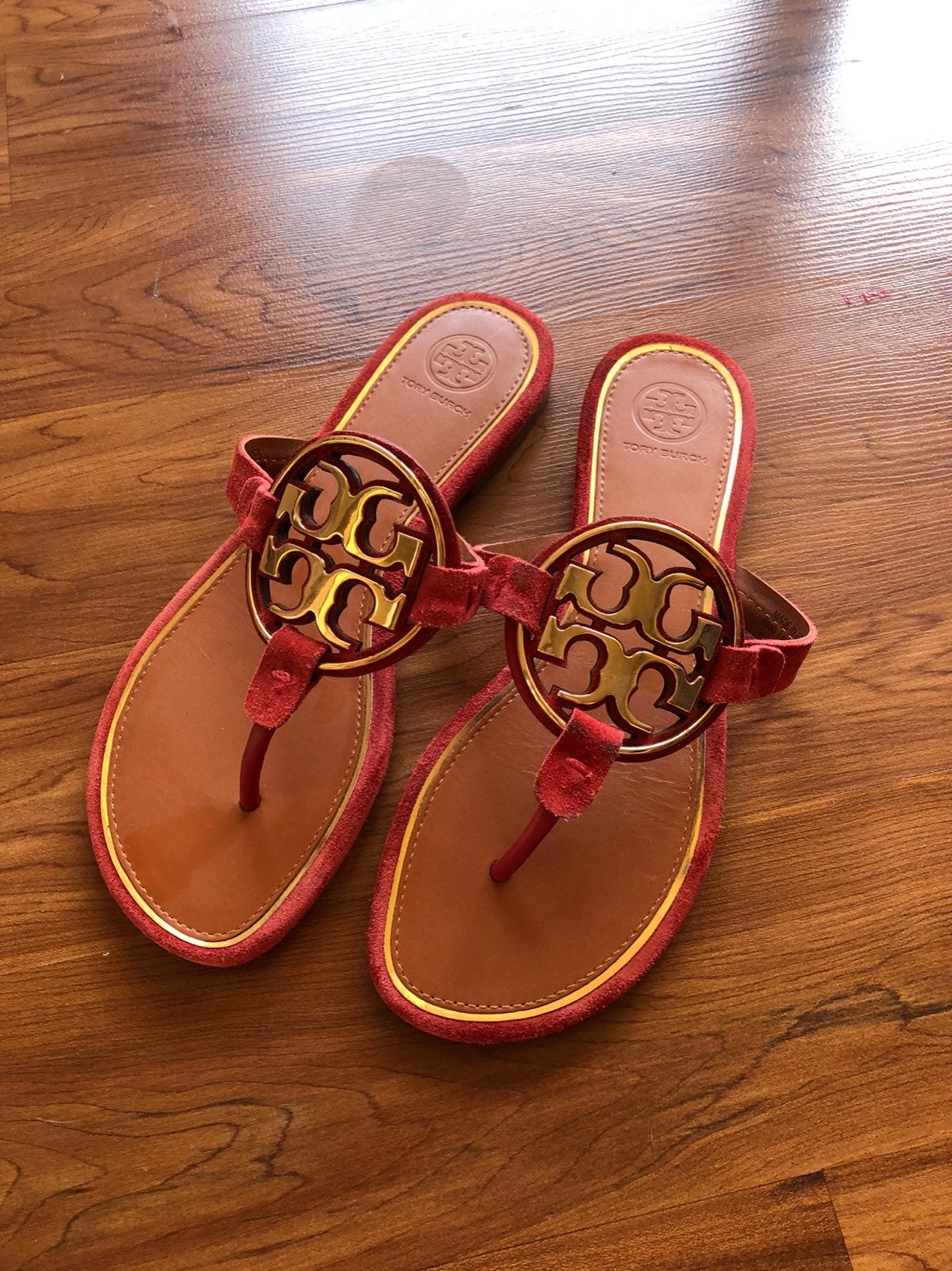 Brand new tory burch miller flip flops