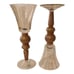 Bombay Wine Glass Goblet Champagne Gold Amber Poland NEW Large Baroque Rococo.