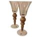 Bombay Wine Glass Goblet Champagne Gold Amber Poland NEW Large Baroque Rococo.