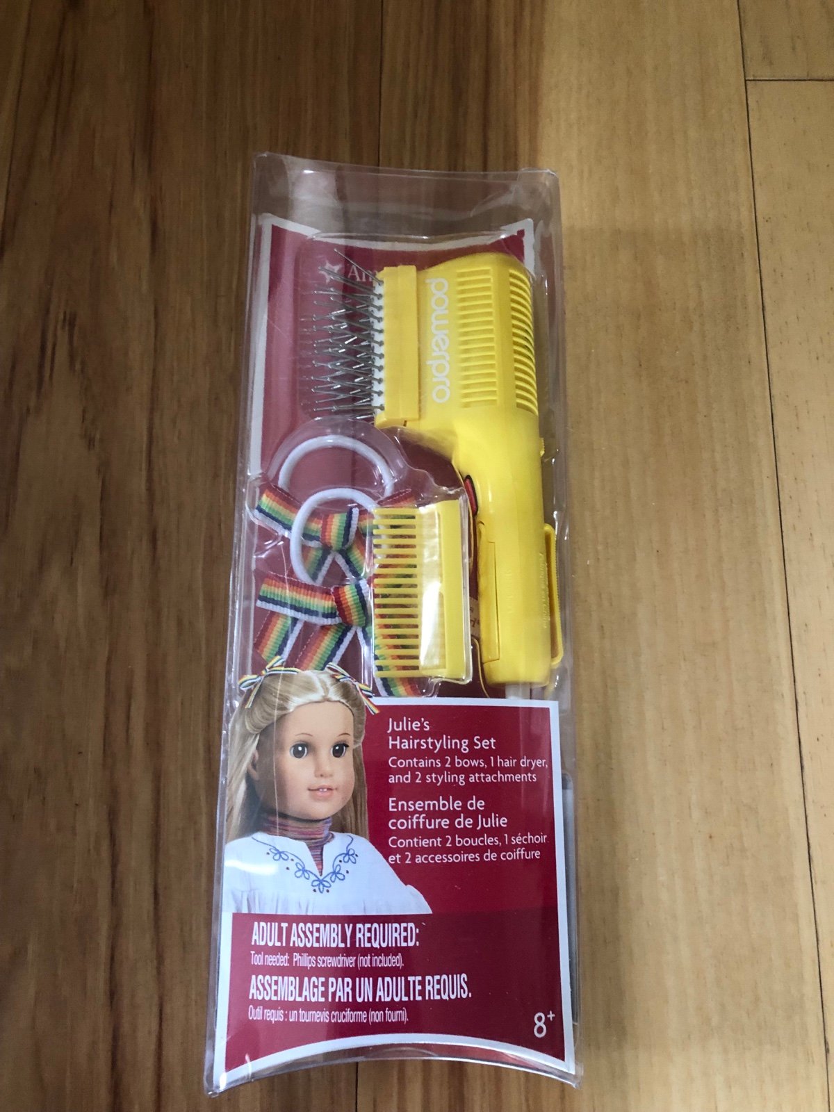 American Girl Doll Julie’s hairstyling Set Retired New in box
