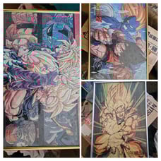 Dragon Ball Z Jigsaw Puzzle with Frame - Set of 3