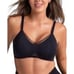 Honeylove CrossOver Wireless Bra Womens Size M Black