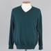 L.L. Bean Green V-neck Sweater Medium