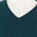 L.L. Bean Green V-neck Sweater Medium