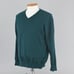 L.L. Bean Green V-neck Sweater Medium