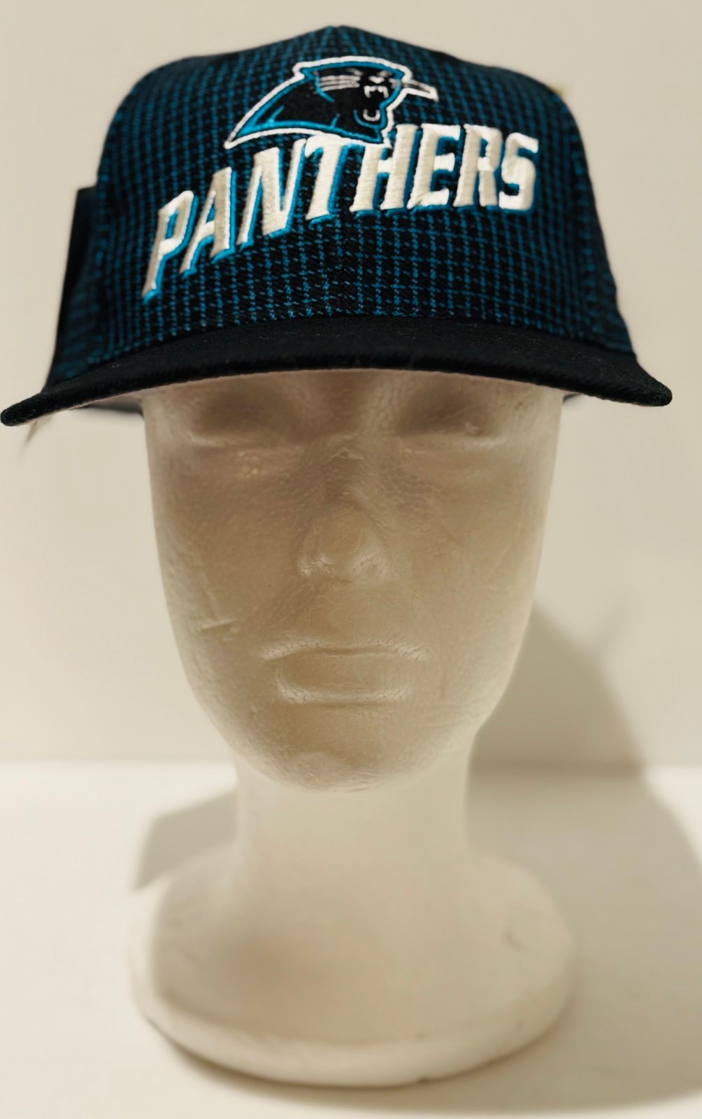 Carolina Panthers Logo Athletic Pro Line Grid Adjustable Hat NWT
