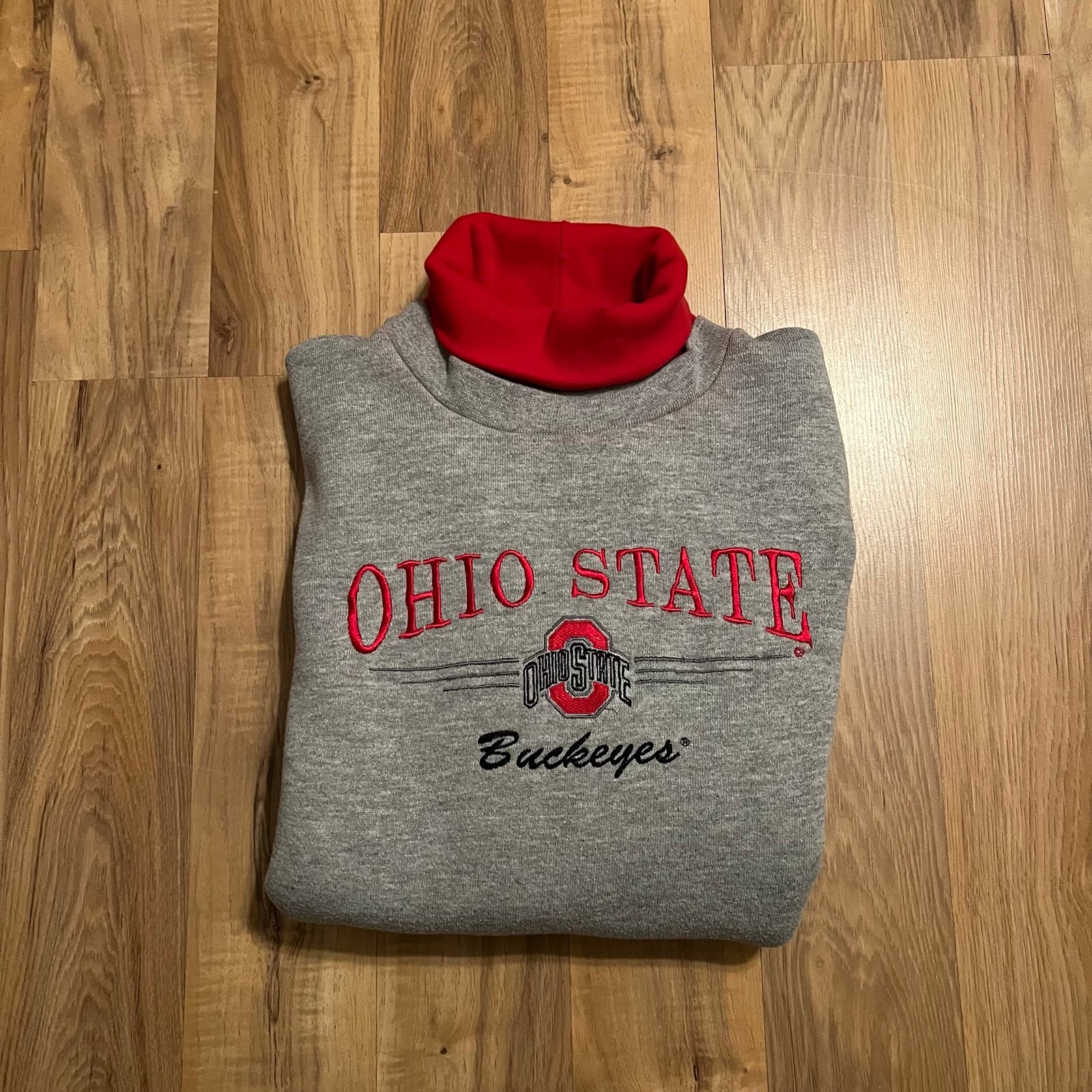 Vtg Cadre Athletic Ohio State Buccaneers sweatshirt with faux turtleneck lg/xlg