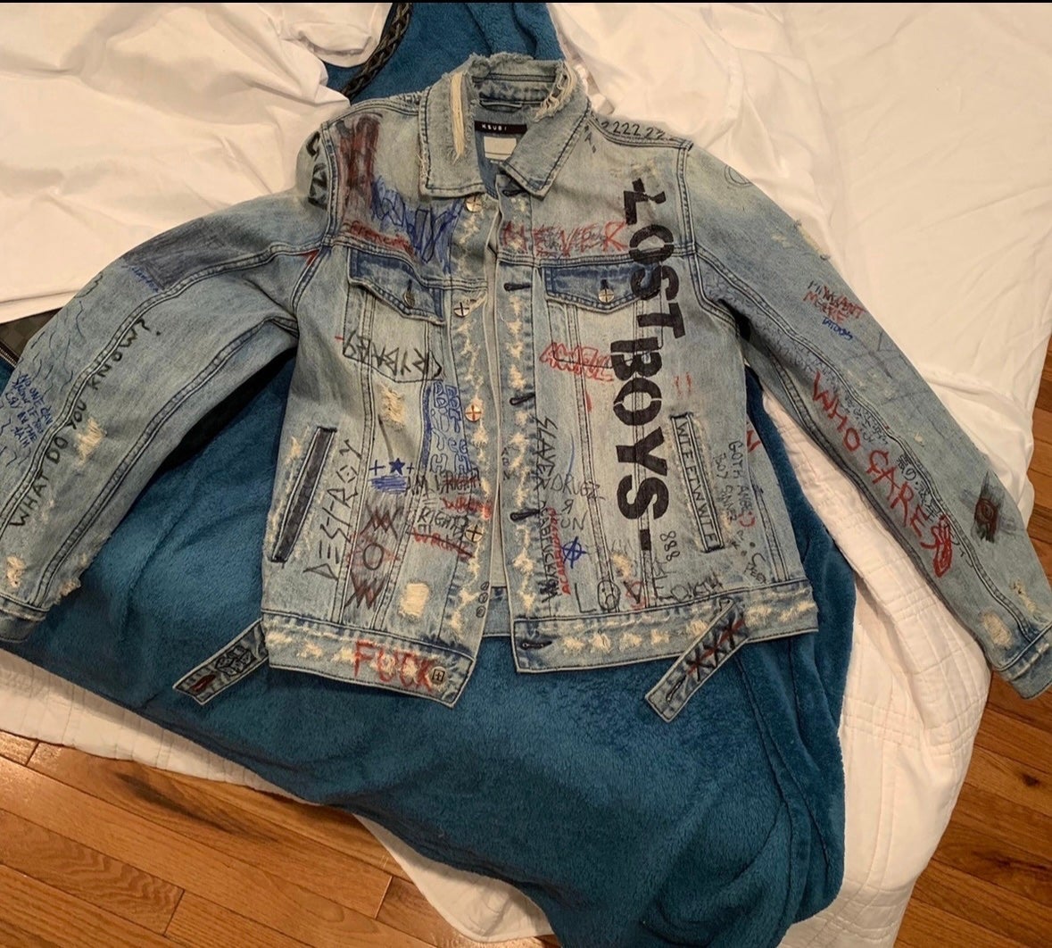 Ksubi Denim Deconstructed Vintage Jacket