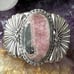 Rhodochrosite Sterling southwestern sterling cuff