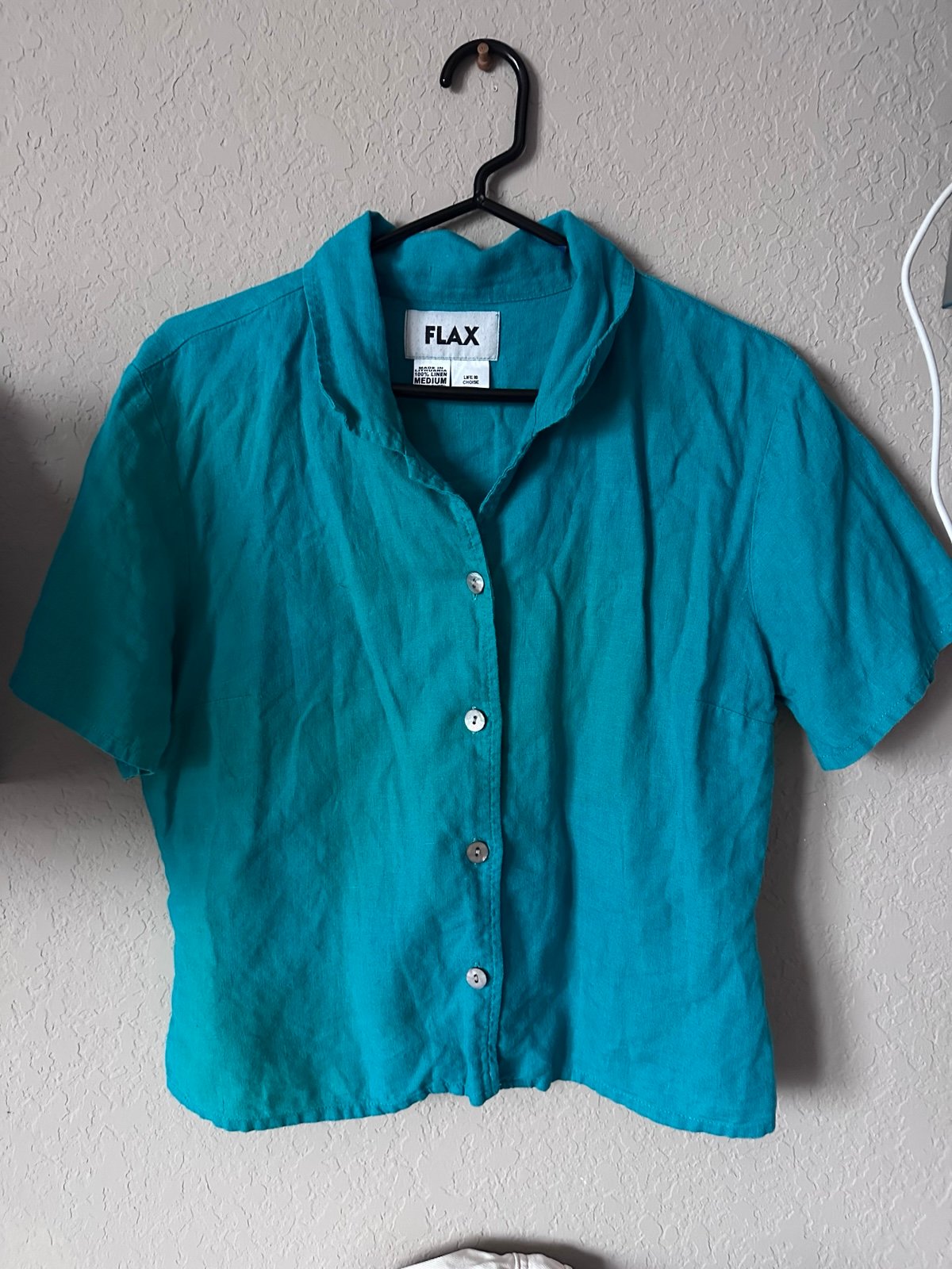 FLAX linen top women's