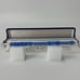 Excellent quality Sato Industrial Glass Pen in blue, handmade stationery.